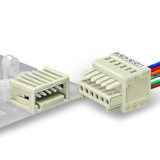 WAGO MCS MICRO 733系列空中接頭公母插頭2~12P