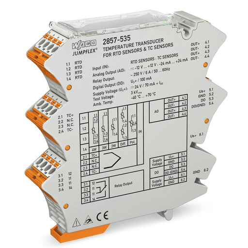WAGO溫度信號轉換器2857系列