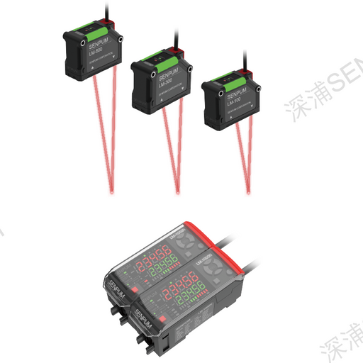 深浦SENPUM CMOS型IP67雷射位移感測器 LM系列