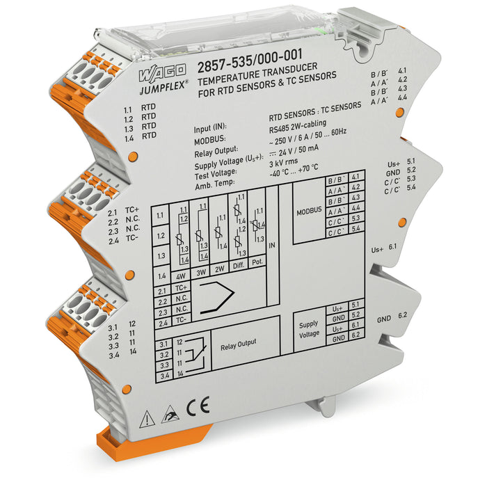 WAGO溫度信號轉換器2857系列